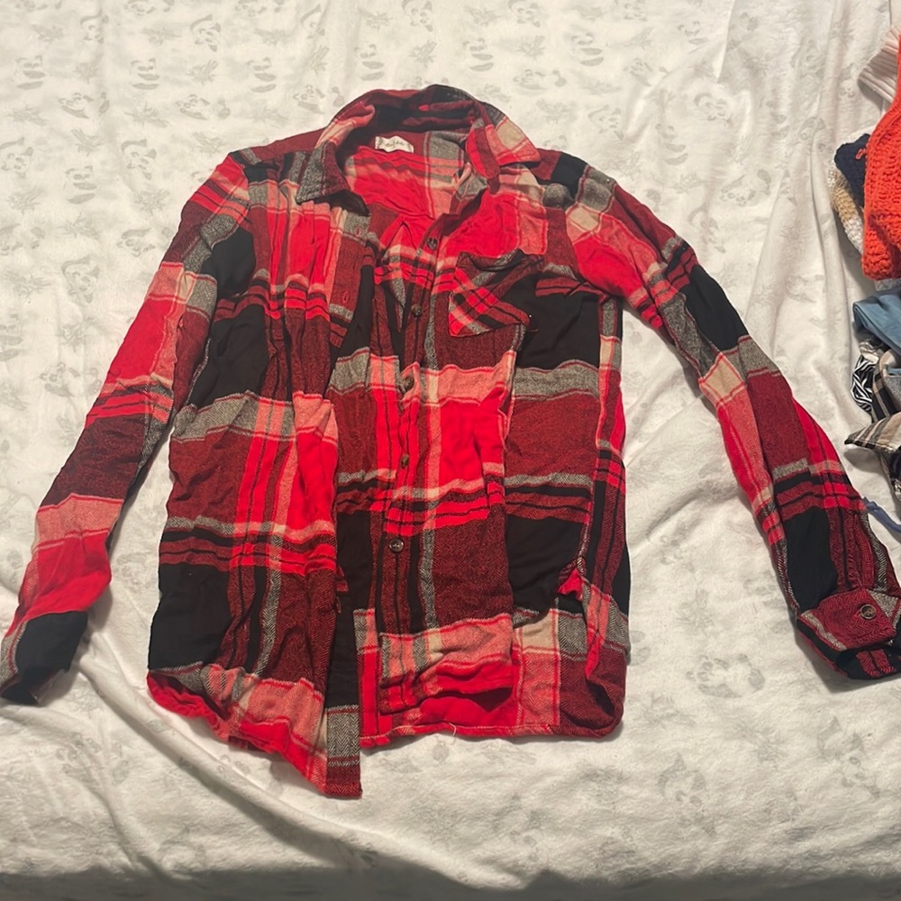 Red and black flannel